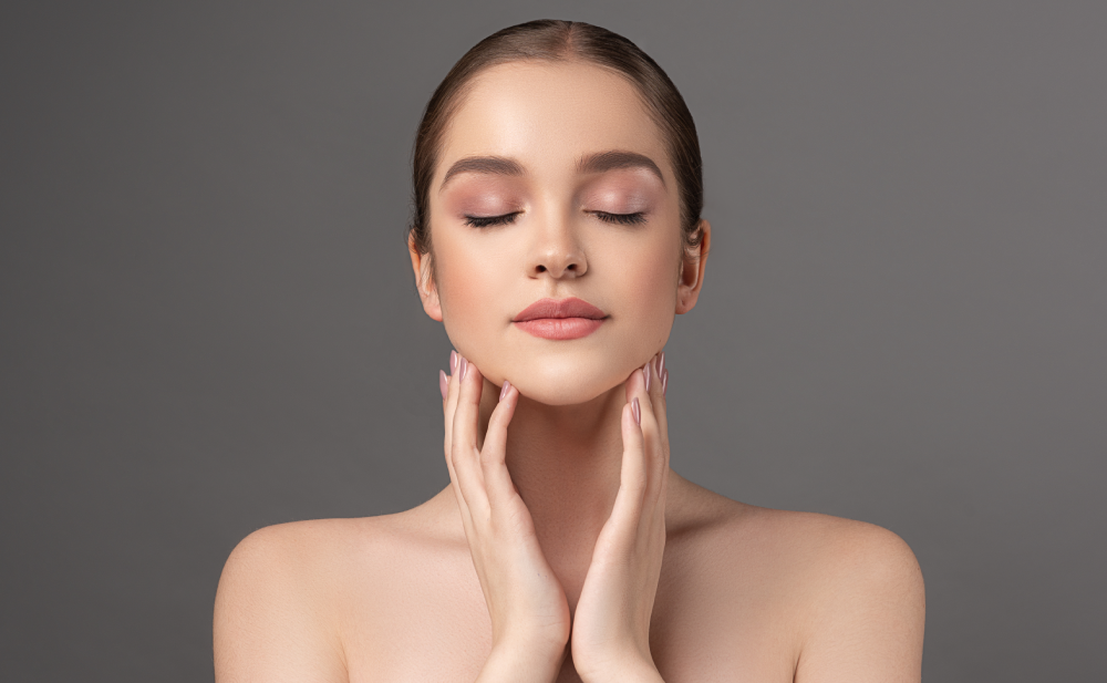 Glowing skin results after exosome therapy